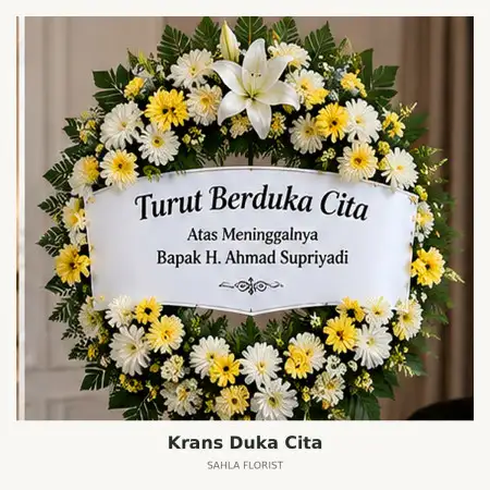 Krans Bunga Duka Arcamanik